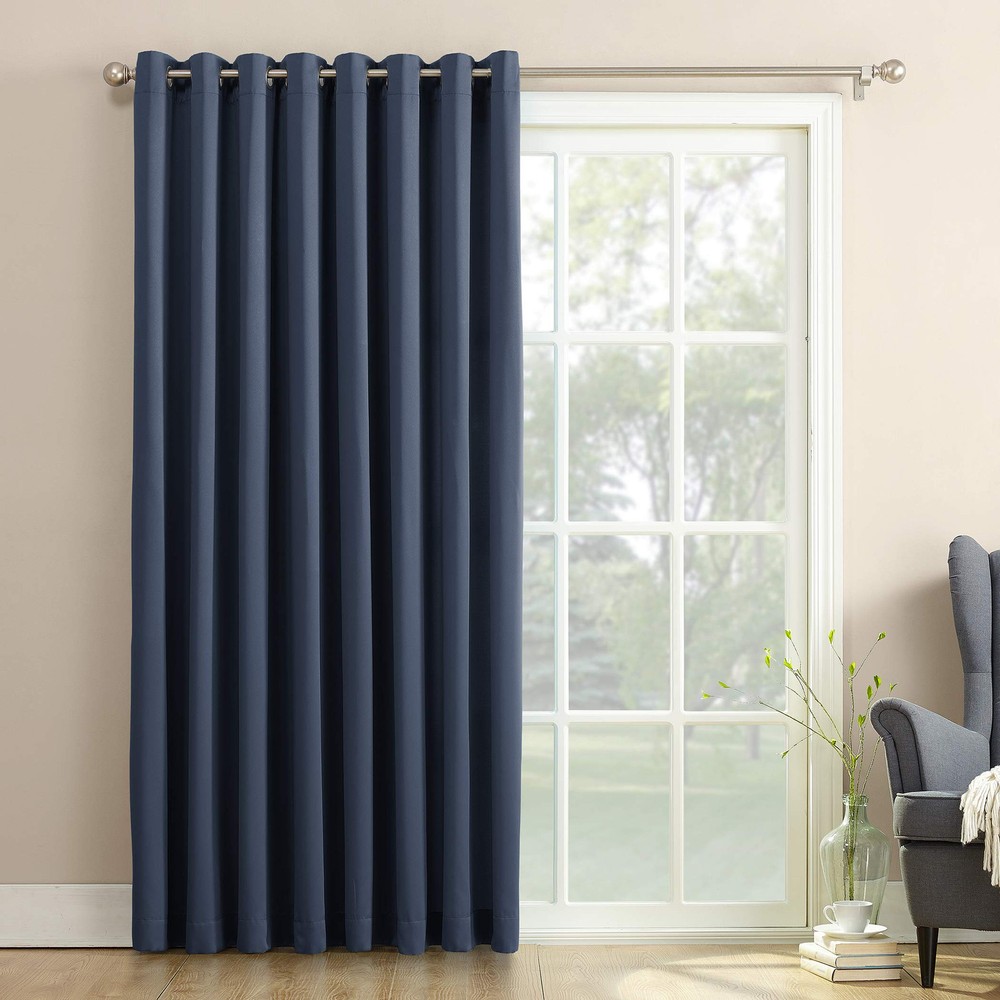 Barrow 100x84 Energy Efficient Grommet Sliding Patio Door Curtain Panel