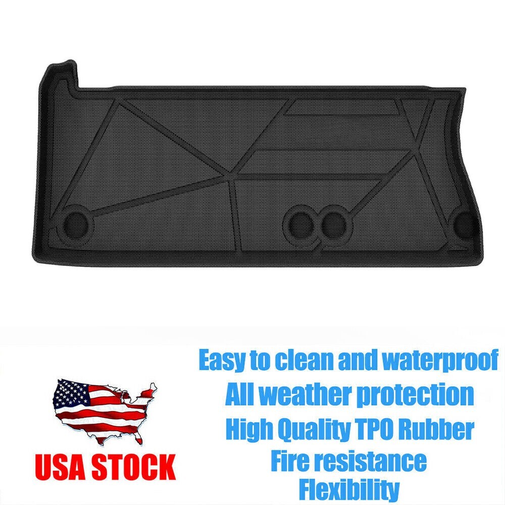 2021-2025 Toyota Sienna Rear Cargo Trunk Liner Floor Mat - Black