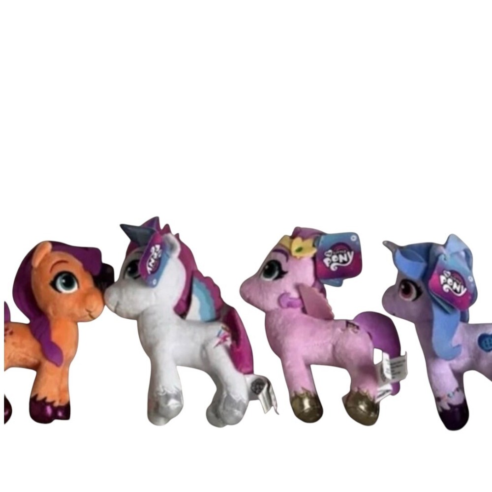 2021 My Little Pony Plush Set Of 4 Izzy Moonbow, Sunny Starscout, Zipp & Pipp