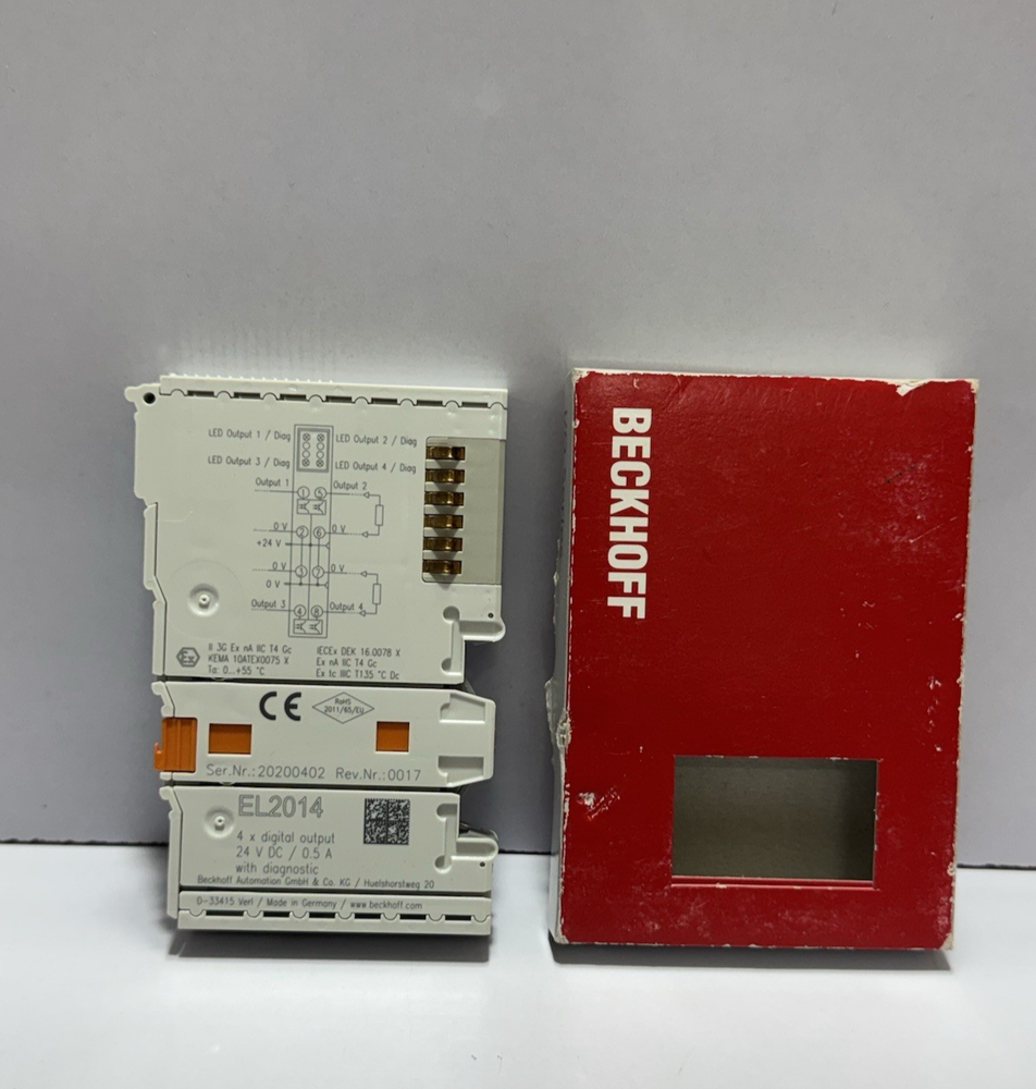 BECKHOFF EL2014 FAST SHIP BY FEDEX