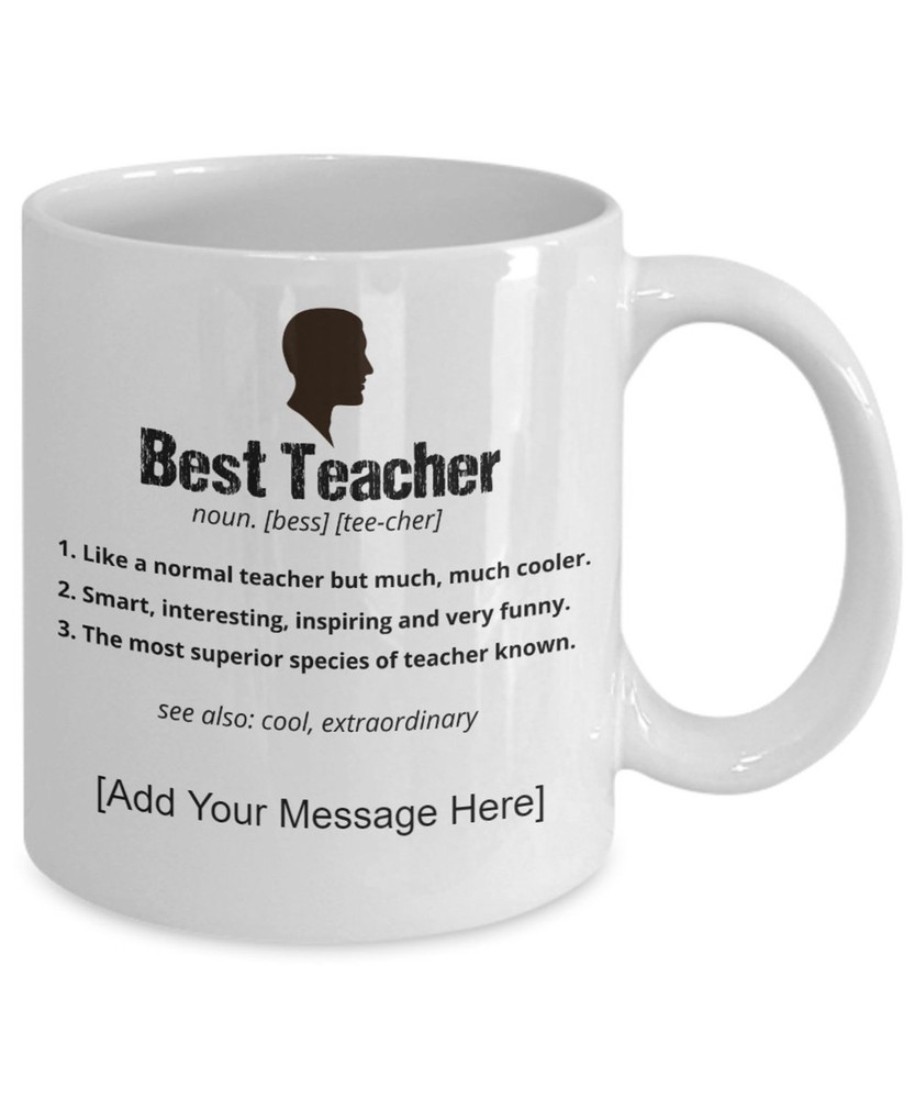 Male Teacher Gifts Best Teacher Mugs Personalized Co Teacher Gift