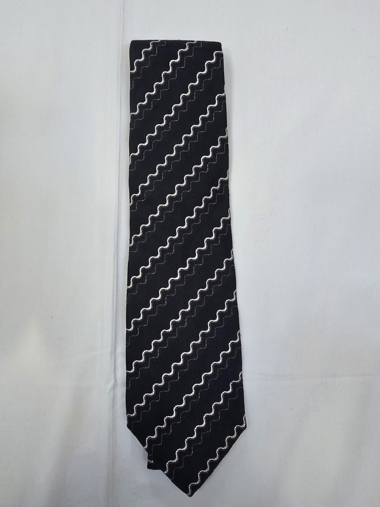 Harrods Knightsbridge Mens Neck Tie Black