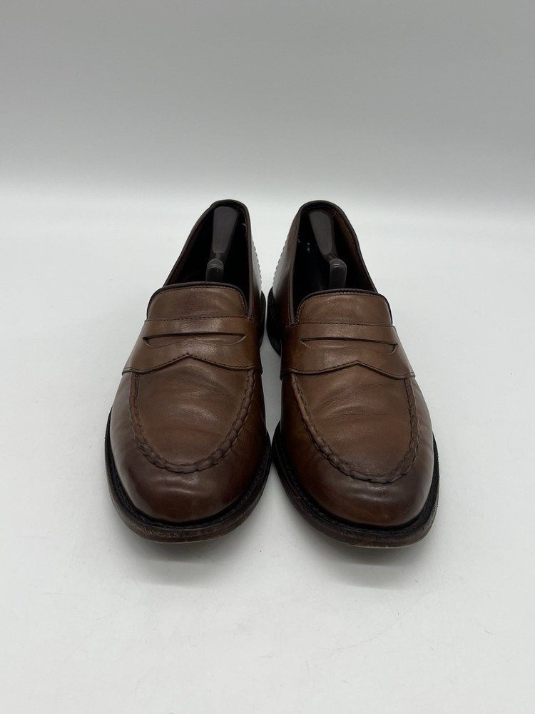 Allen Edmonds Randolph Men’s Sz 9D Brown Leather Penny Loafers Dress Shoes.