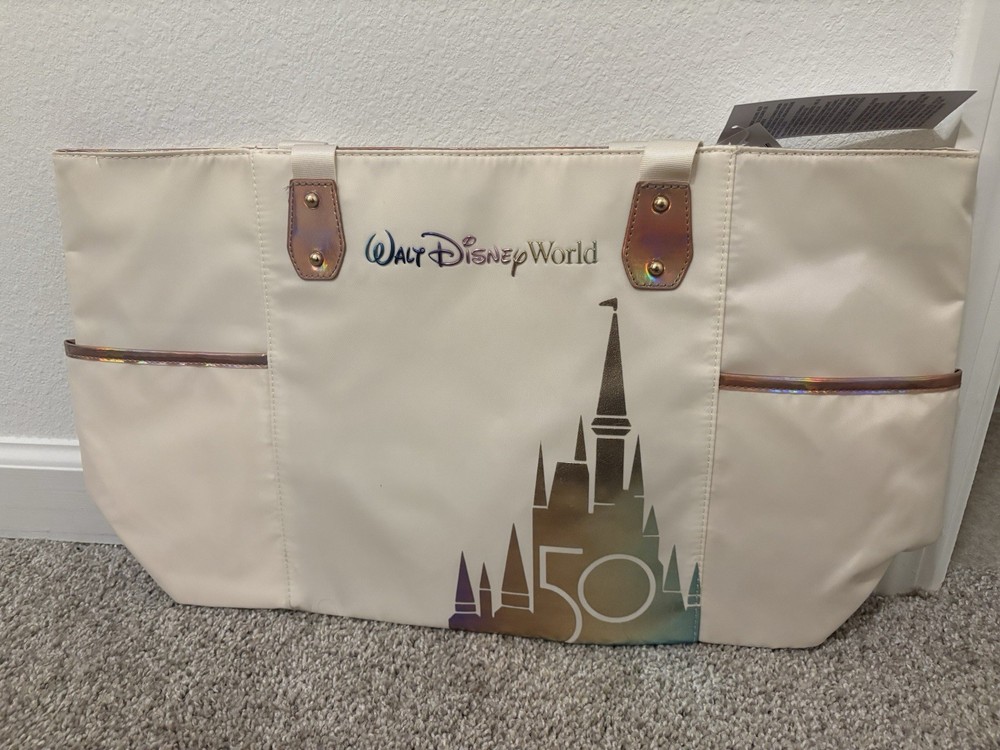 2022 Disney World 50th Anniversary Castle Tote Shoulder Bag  