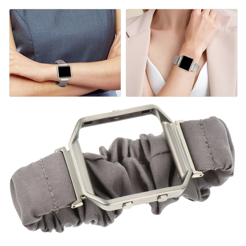 Blaze Replacement Band Wristband Strap Cloth Watch with Frame