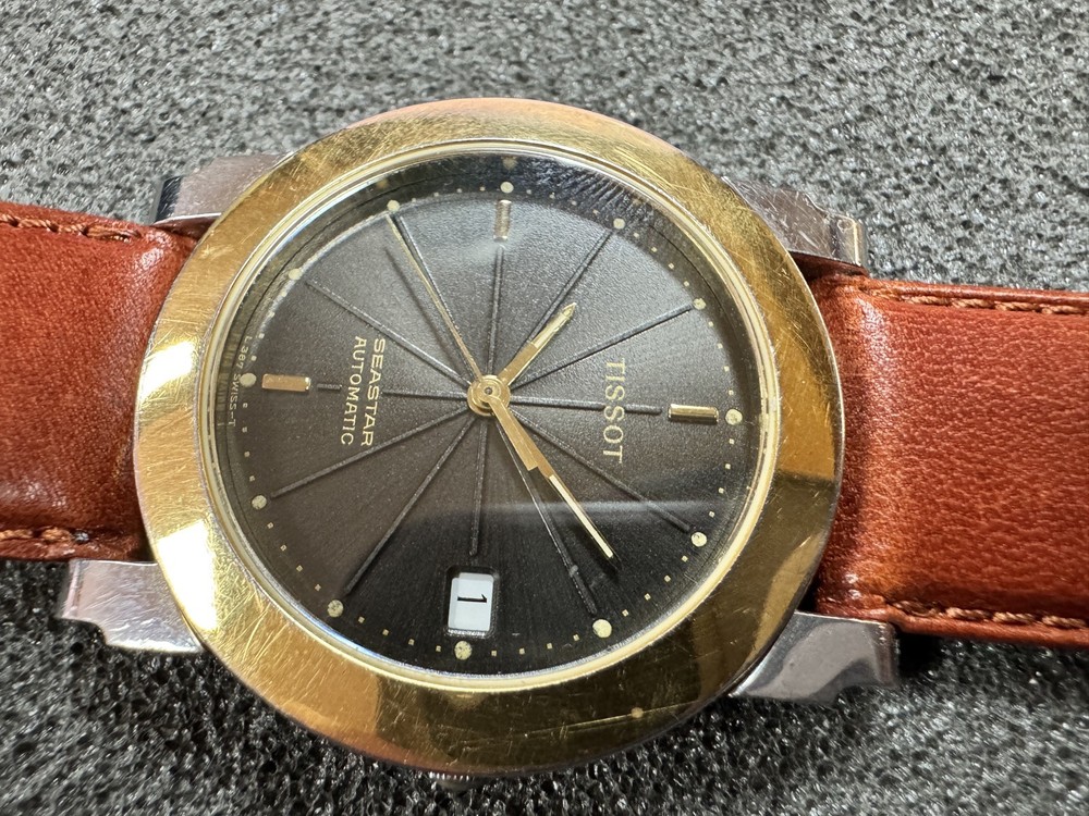Tissot Seastar L387 Automatic Vintage Watch 36mm Stainless Steel