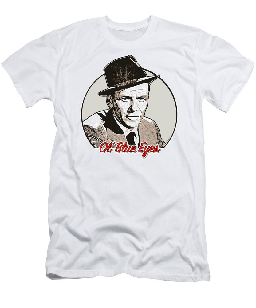 Ol' Blue Eyes Frank Sinatra T-Shirt Come Fly with Me The Rat Pack Bing Crosby