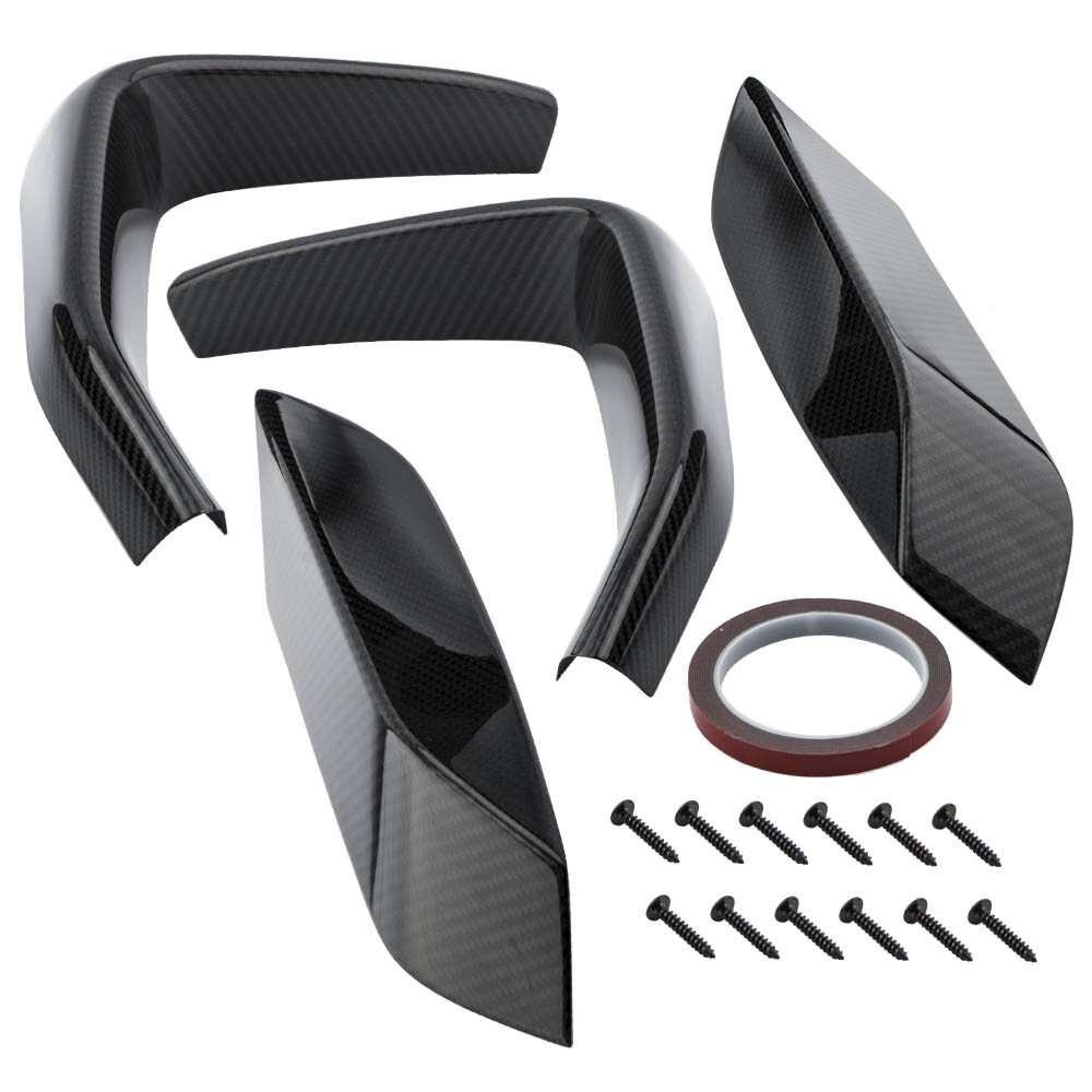 Front Lower Bumper Diffuser Lip Kit Carbon Fiber Style for BMW F80 M3 2014-2019