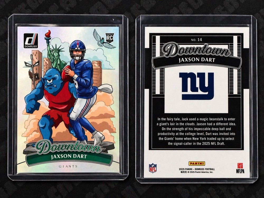 2025 Panini Donruss - Downtown! Jaxson Dart #14 (RC)