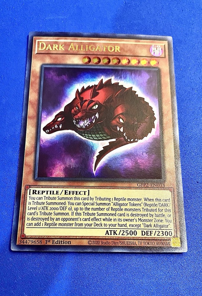 Yu-Gi-Oh Dark Alligator GFP2-EN033 Ultra Rare 1st Edition NM