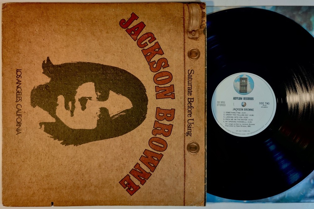 Jackson Browne Self-Titled LP Textured cover