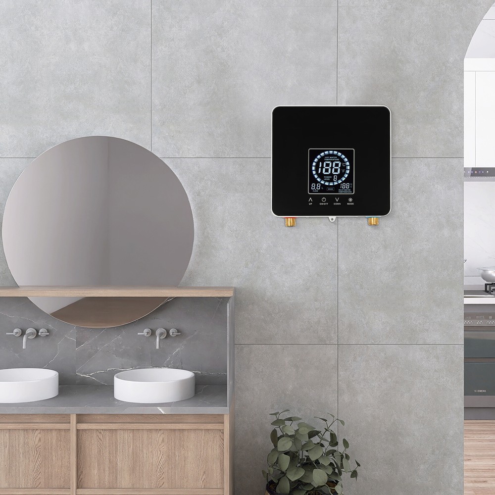 Instant Electric Water Heater with LED Display for Fast Hot Water  