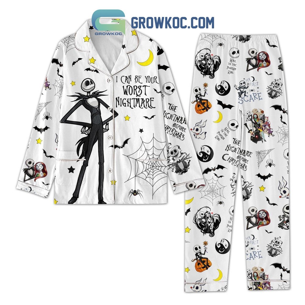 Jack Skellington Nightmare Before Christmas Pajama Set  