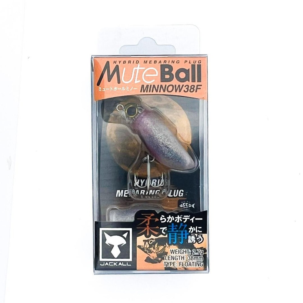 Jackall Mute Ball Minnow 38F 2.7G Real Squid Fishing Lure