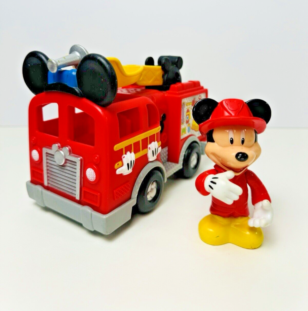 Fisher Price Mickey Mouse Clubhouse Save the Day Fire Truck with Figure 2011-image