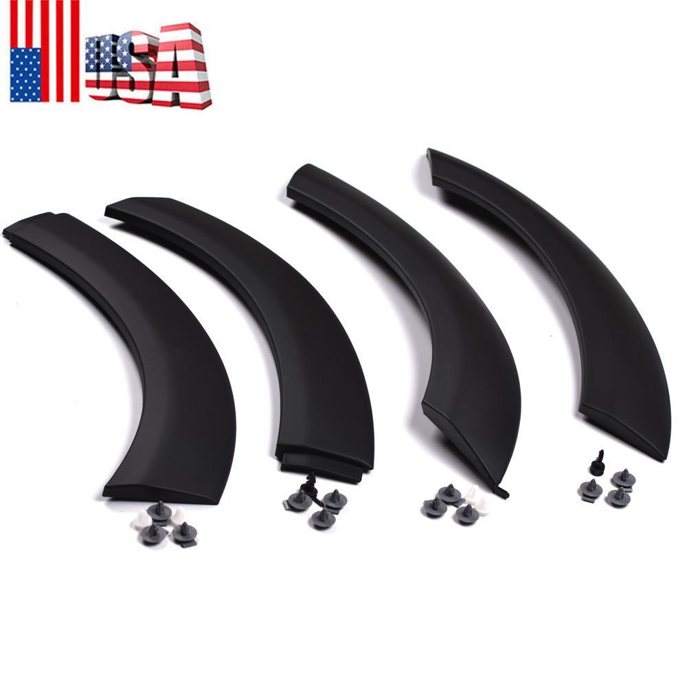 4PCS For 2002-2008 Mini Cooper Front LH & RH Wheel Arch Fender Flares Hood Trim