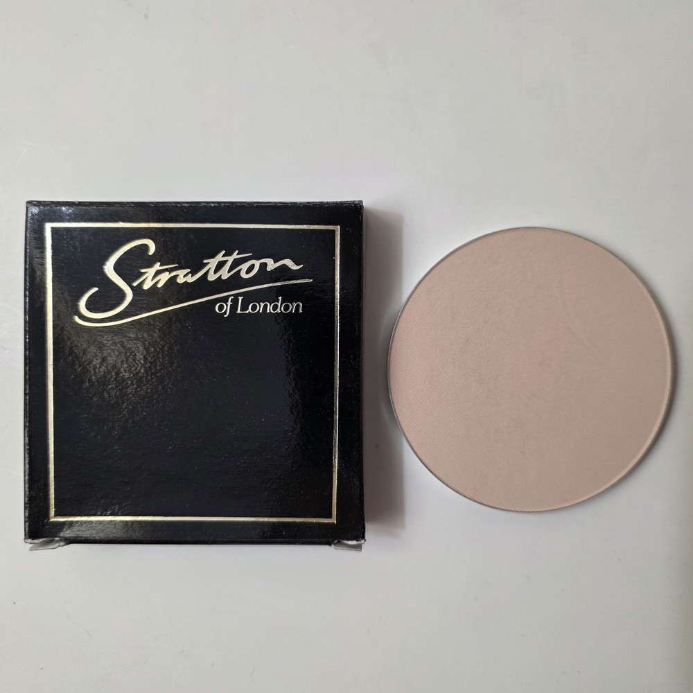 (x2) Stratton of London PRESSED POWDER  REFILL COMPACT - Light - NEW