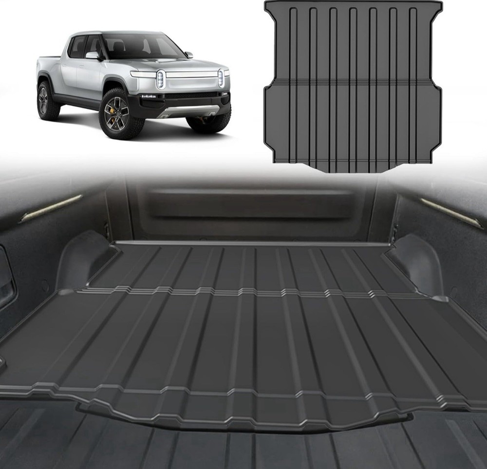 Truck Bed Mat Compatible with Rivian R1T 2022 2023 2024 2025 All Weather