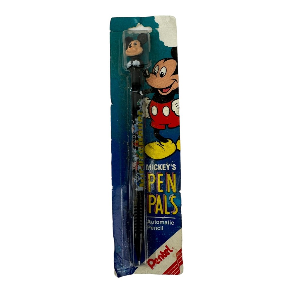 Vtg NEW Mickey's Pen Pals Pentel Automatic Pencil .5mm Walt Disney Mickey Mouse