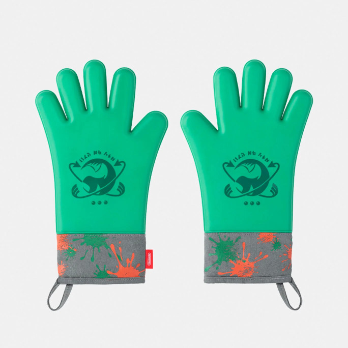 Nintendo TOKYO Silicone Mittens Splatoon 3 SALMON RUN NEW