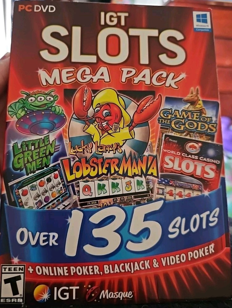 IGT Slots Mega Pack Loberstermania (for PC) Sealed - Fast Free Shipping