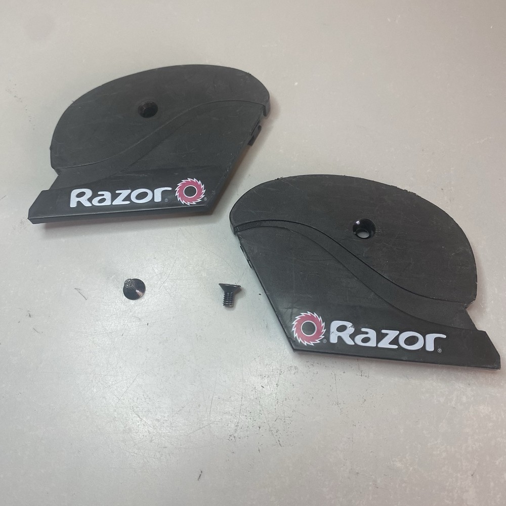 Razor Scooter Black Side Panels Pair with Bolts Set of 2 L/R