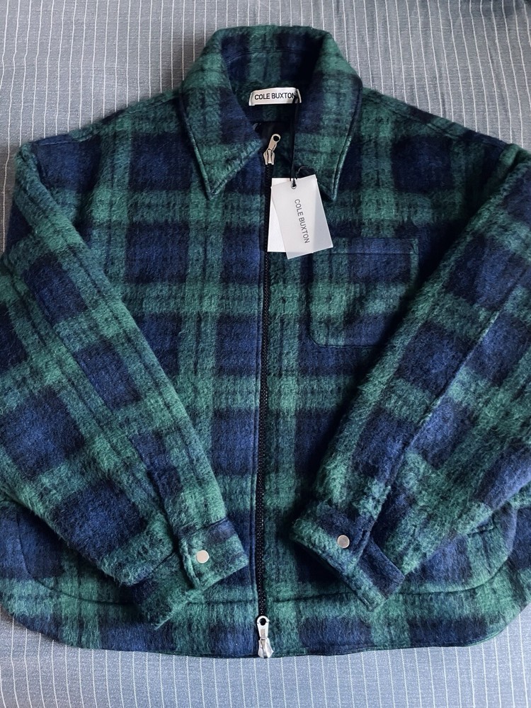 Cole Buxton Wool Flannel Overshirt, Size L, Brand New, Authentic