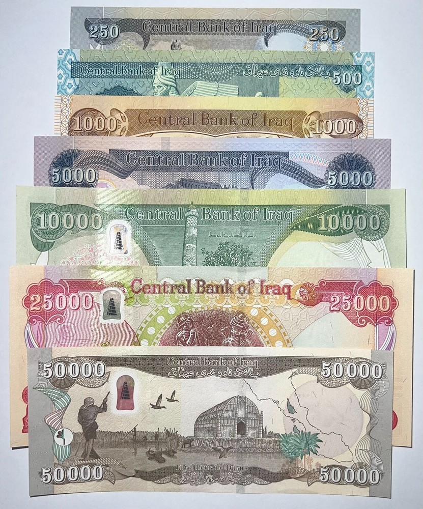 New Iraqi Dinar / EVERY ACTIVE IQD NOTE / 91,750 in Iraq Currency  UNC IQD Money