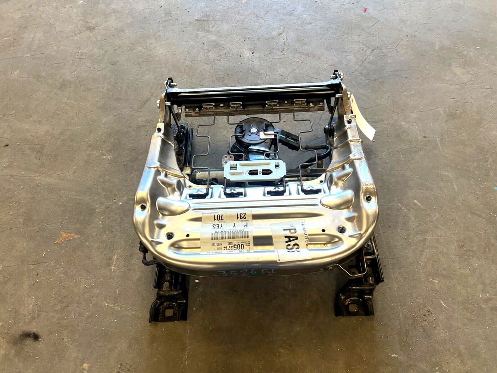 09-11 Lincoln MKS Left Front Driver Seat Track Frame with Motors OEM LOT3526