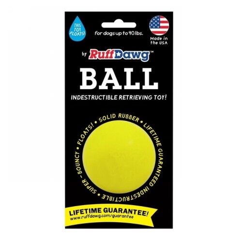 Indestructible Ball Regular 1 Count  by Ruffdawg