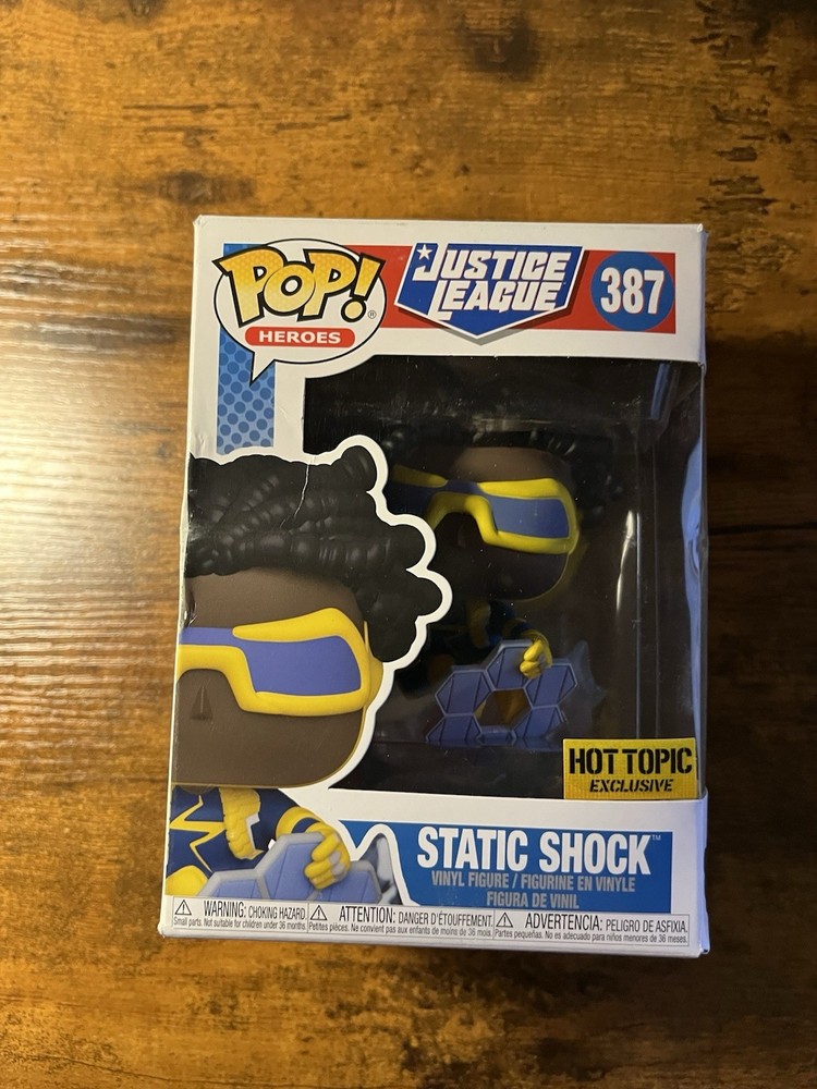 Funko Pop DC Universe Static Shock Hot Topic Exclusive #387 Vinyl Figure