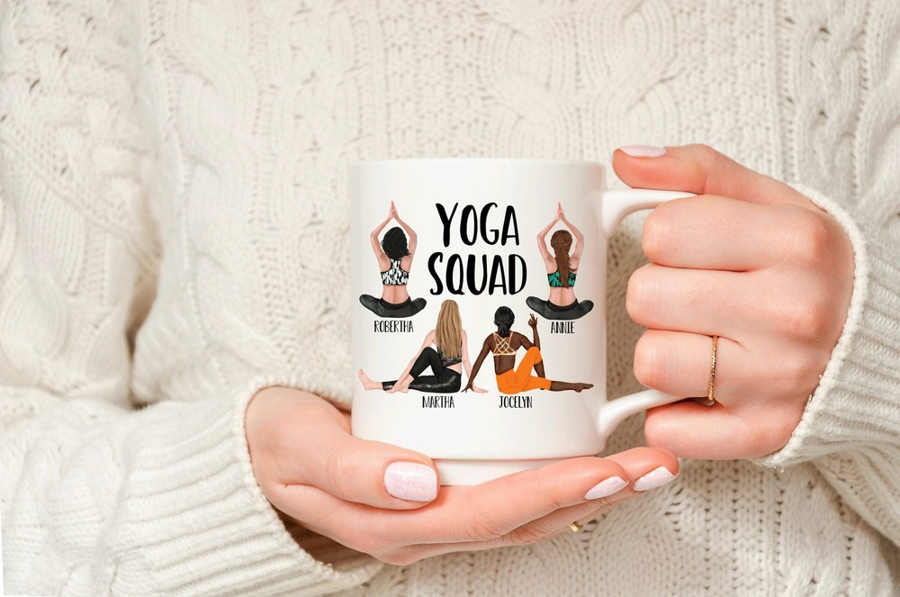 Yoga Friends Gift Yoga Lover Yoga Custom Gift Personalized Coffee Mug Gift For
