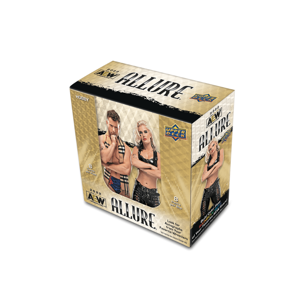 2022 Upper Deck AEW Allure Wrestling Hobby Box - 8 Packs w/ Autographs & Relics