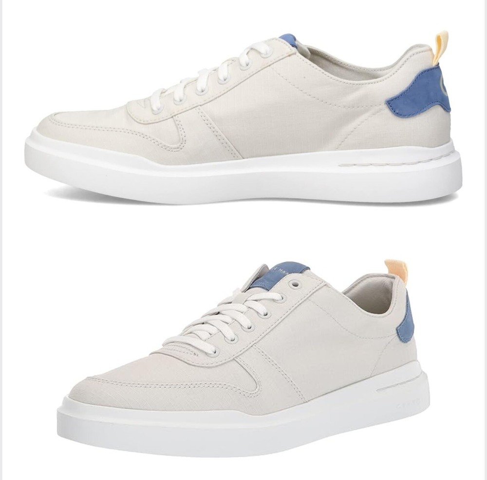 Cole Haan Men's GrandPrø Rally Court Canvas Suede Sneakers 12 M NEW C35003 $135