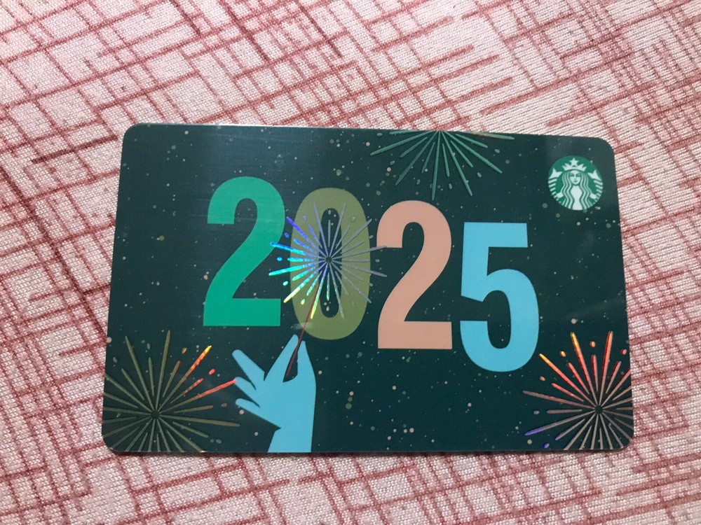 Starbucks Taiwan 2025 Happy New Year Gift Card from MHSS Shop