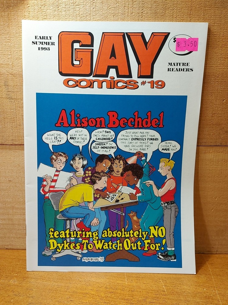 GAY COMICS NO.19 1993 Underground LGBTQ Adult Comic C1