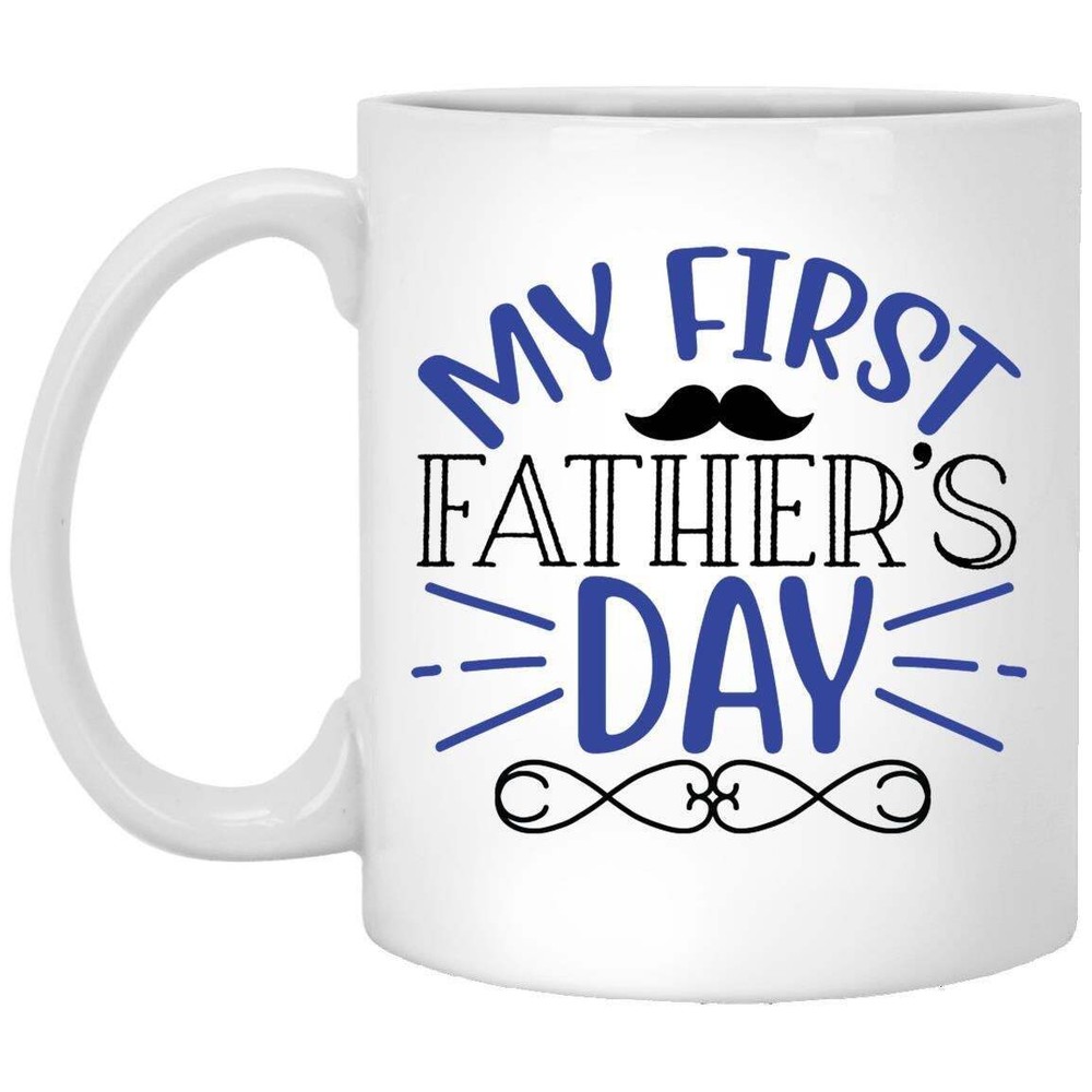 First Father's Day Coffee Mug Gift for Dad – Personalizable Keepsake