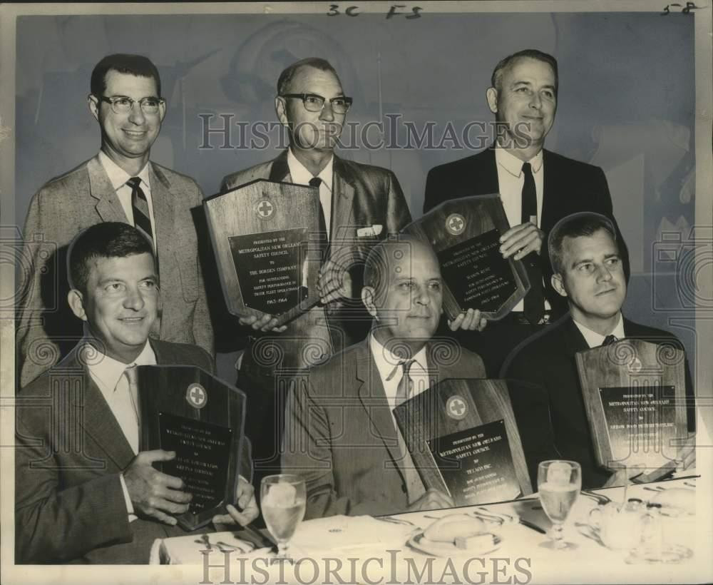 1964 Press Photo Metropolitan New Orleans Safety Council's Fleet Safety Contests