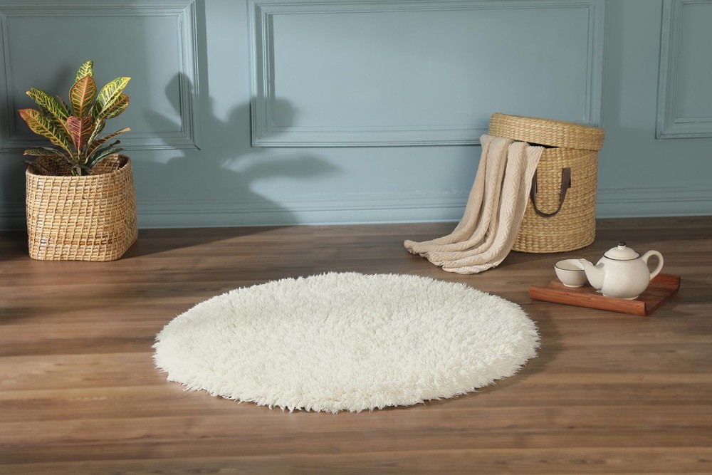 Organic Cotton Bathroom Rug, Luxury Non Slip Ultra Soft Water Absorbent Bath ...