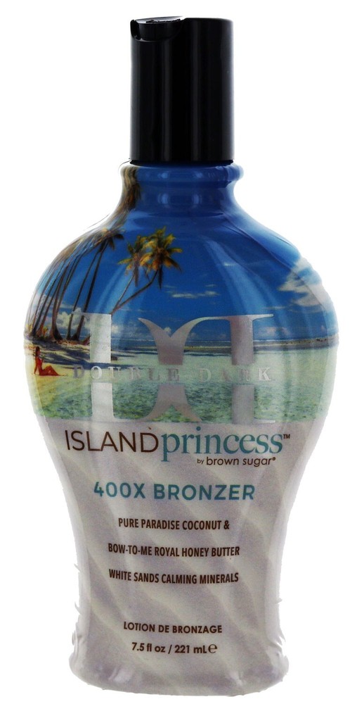 Double Dark Island Princess Tanning Lotion with 400X Bronzer 7.5 fl oz-image