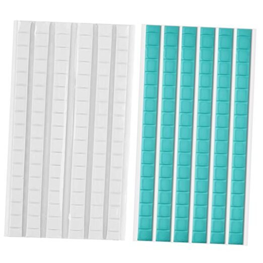 QDiShi 19Pieces Adhesive Poster Tacky Putty Sticky Non White + Light Blue 2