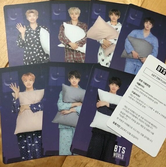 BTS WORLD OST Official Album with Coupon Photocard Pillow V Jungkook RM-image