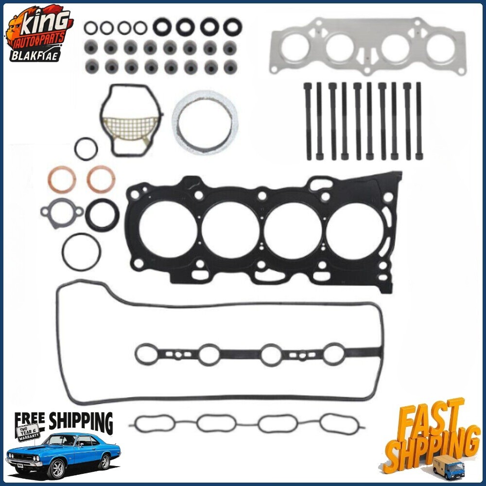2.4L 2AZFE Head Gasket & Bolts Kit Fit For Toyota Camry Solara Scion 2001-2006