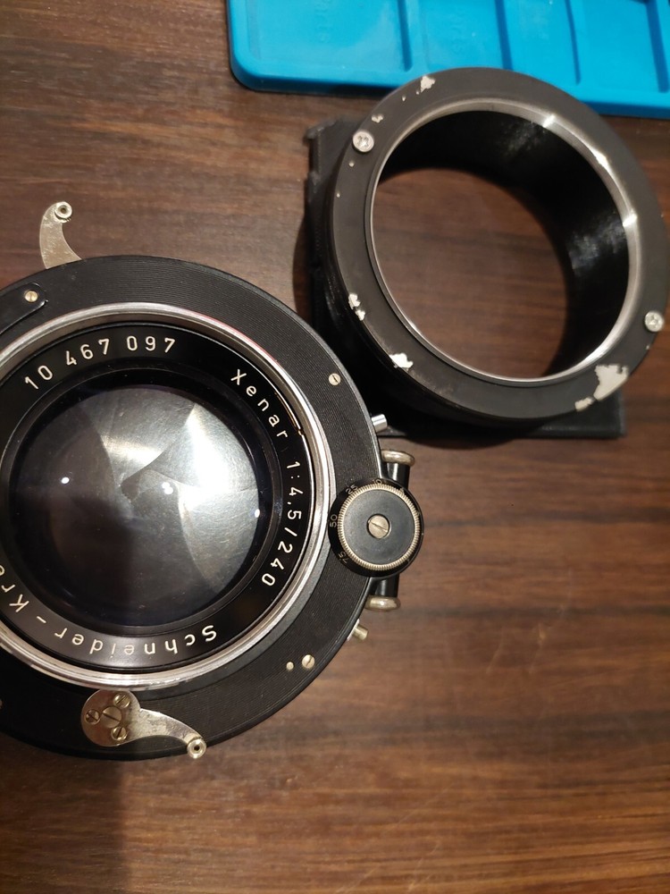 [Rare] Schneider-Kreuznach Xenar 240mm f/4.5 Large Format Lens Compound Shutter