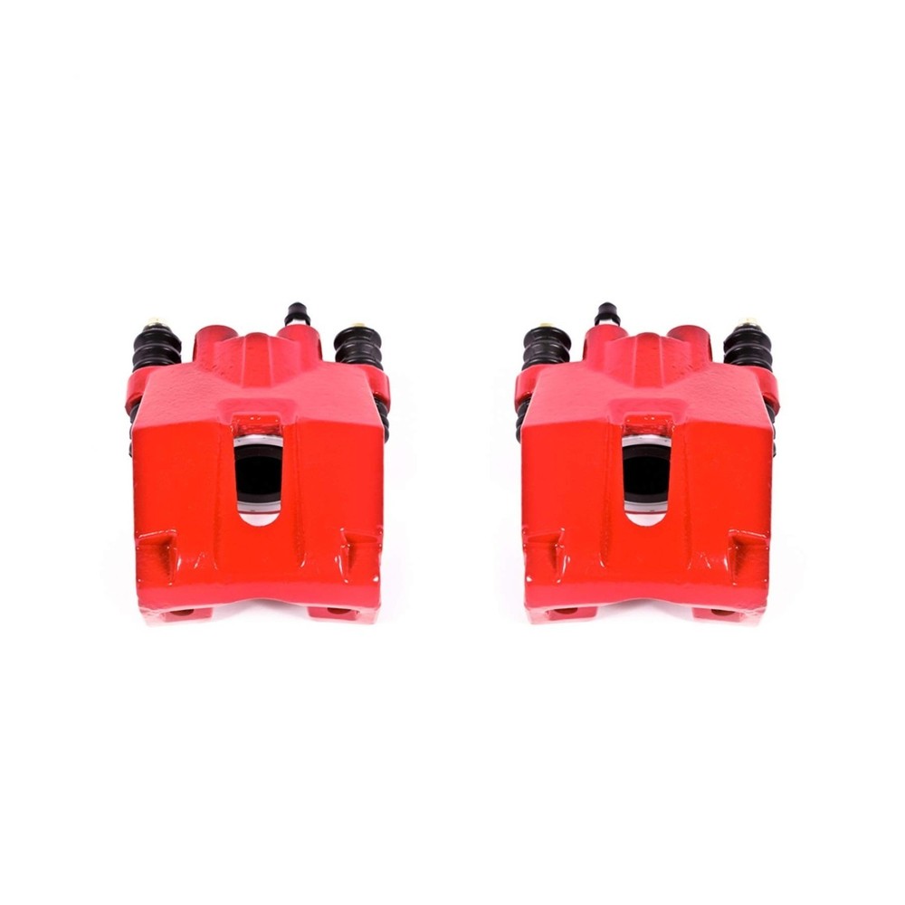 Brake Calipers Rear Pair, Fit For 2004-2011 F150 2006-2008 Mark LT, Red Coated