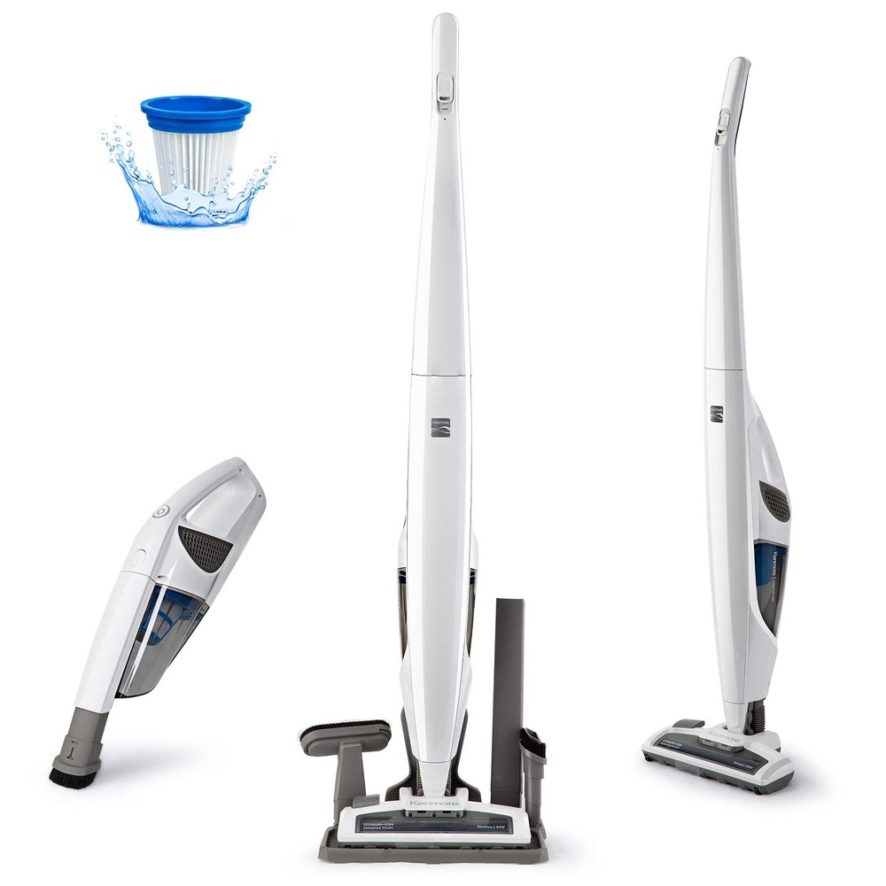 DS1030 Cordless Stick Vacuum Lightweight Cleaner 2-Speed Power Suction LED He...