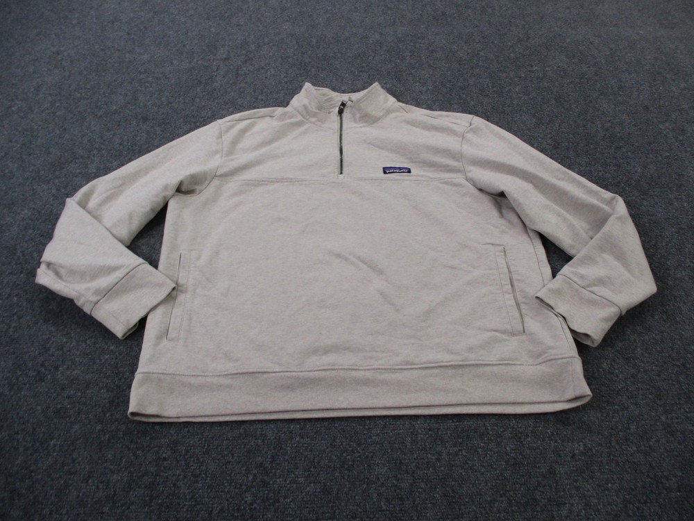Patagonia Sweatshirt Womens M Beige Organic Cotton Ahnya Pullover 42150