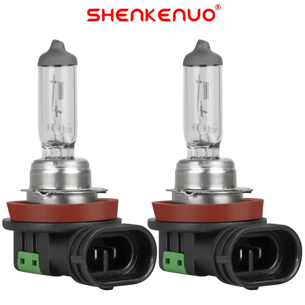 2x H11 Halogen 100W 12V Low-Beam Car/Auto Headlight/Fog/Driving Light Bulbs Lamp