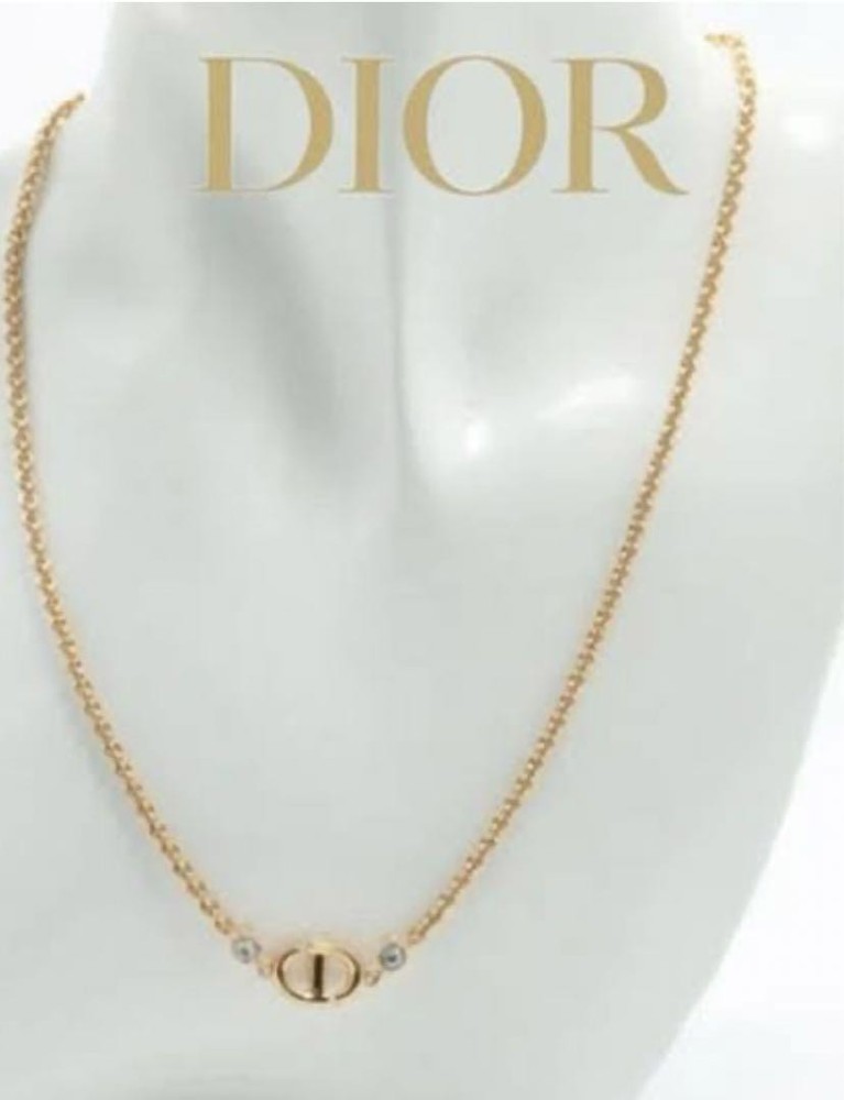 Dior Navy Blue Statement Necklace for Women