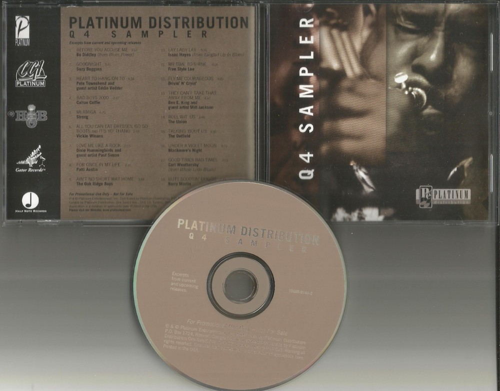 Promo CD featuring Pete Townshend, Eddie Vedder, Pearl Jam, Blackmore’s Night, and The Outfield